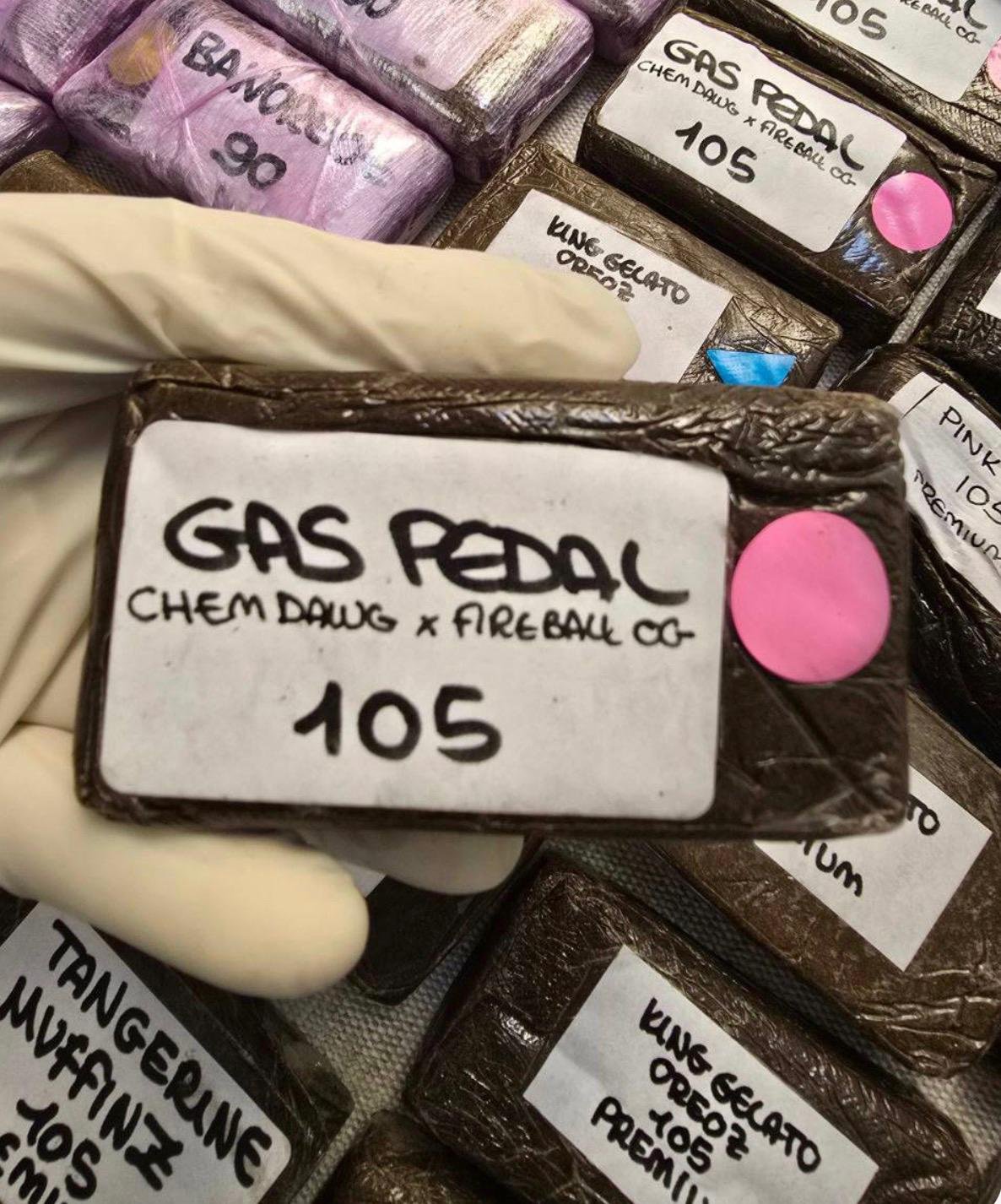 Gas Pedal 105 frozen premium hashish